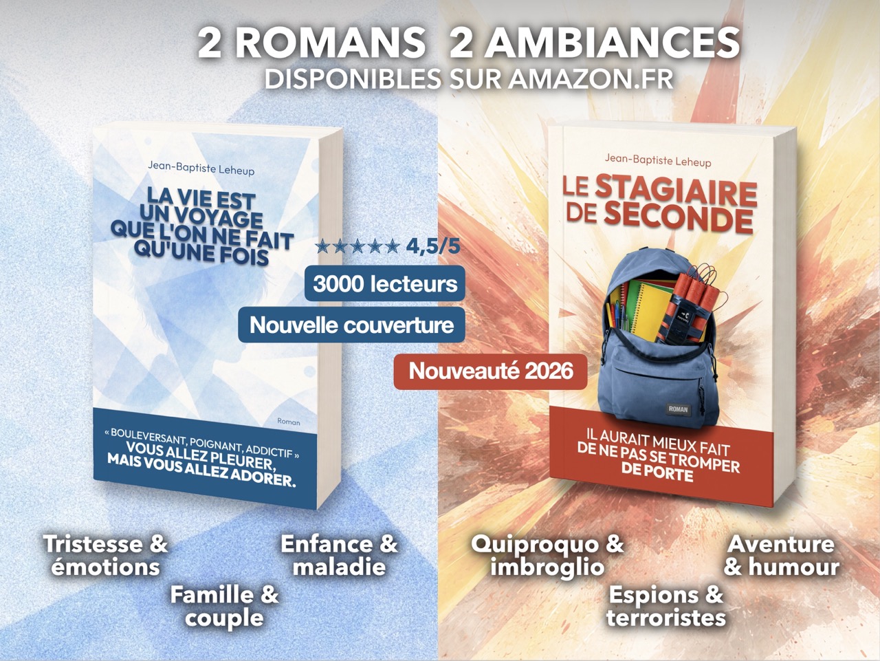 Deux romans, et ce n&rsquo;est que le début !